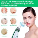 2023 Newest Blackhead Remover Pore Vacuum,Upgraded Facial Pore Cleaner,Electric Acne Comedone Whitehead Extractor Tool-5 Suction Power,5 Probes,USB Rechargeable Blackhead Vacuum Kit for Women & Men - Image 3